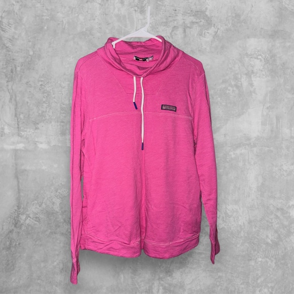 Women's Vineyard Vines Pullover Hoodie with Turtle Neck - Picture 3 of 6